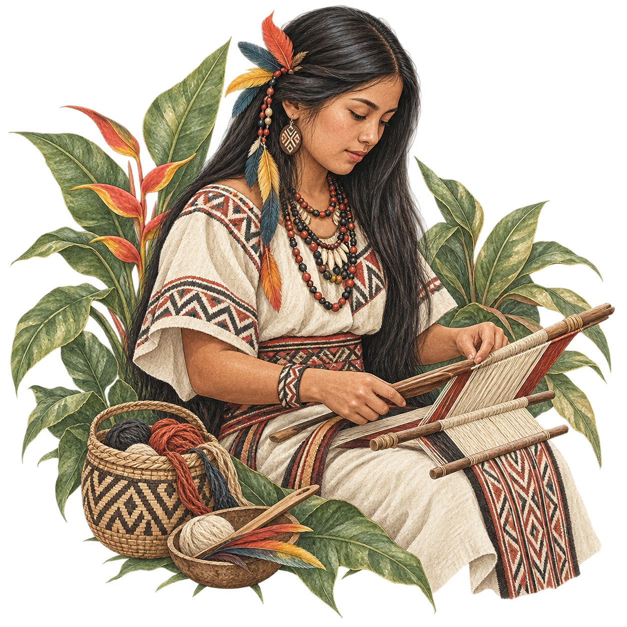 Ilustración de cultura lamista